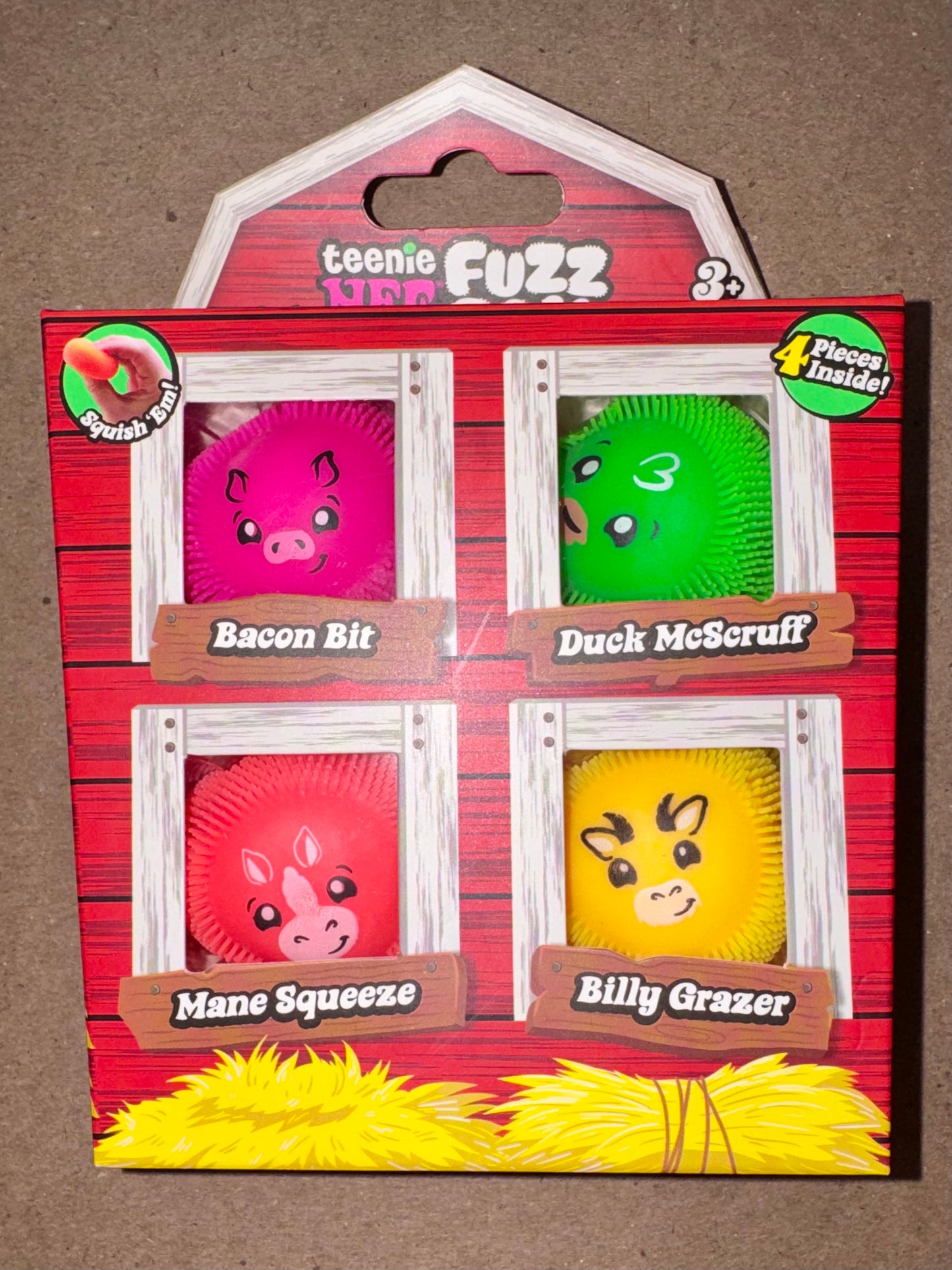 Teenie Needoh Fuzz Ball Farmyard