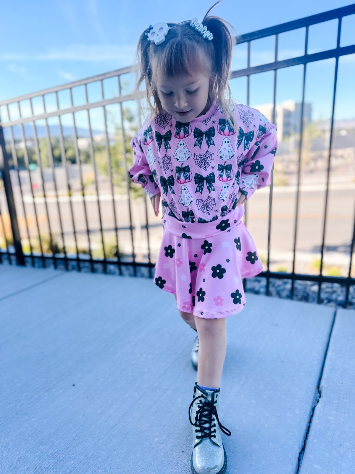 Dramatic Skort + Oversized crew