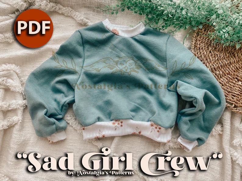 Olso Sweater Or Sad Girl Crew