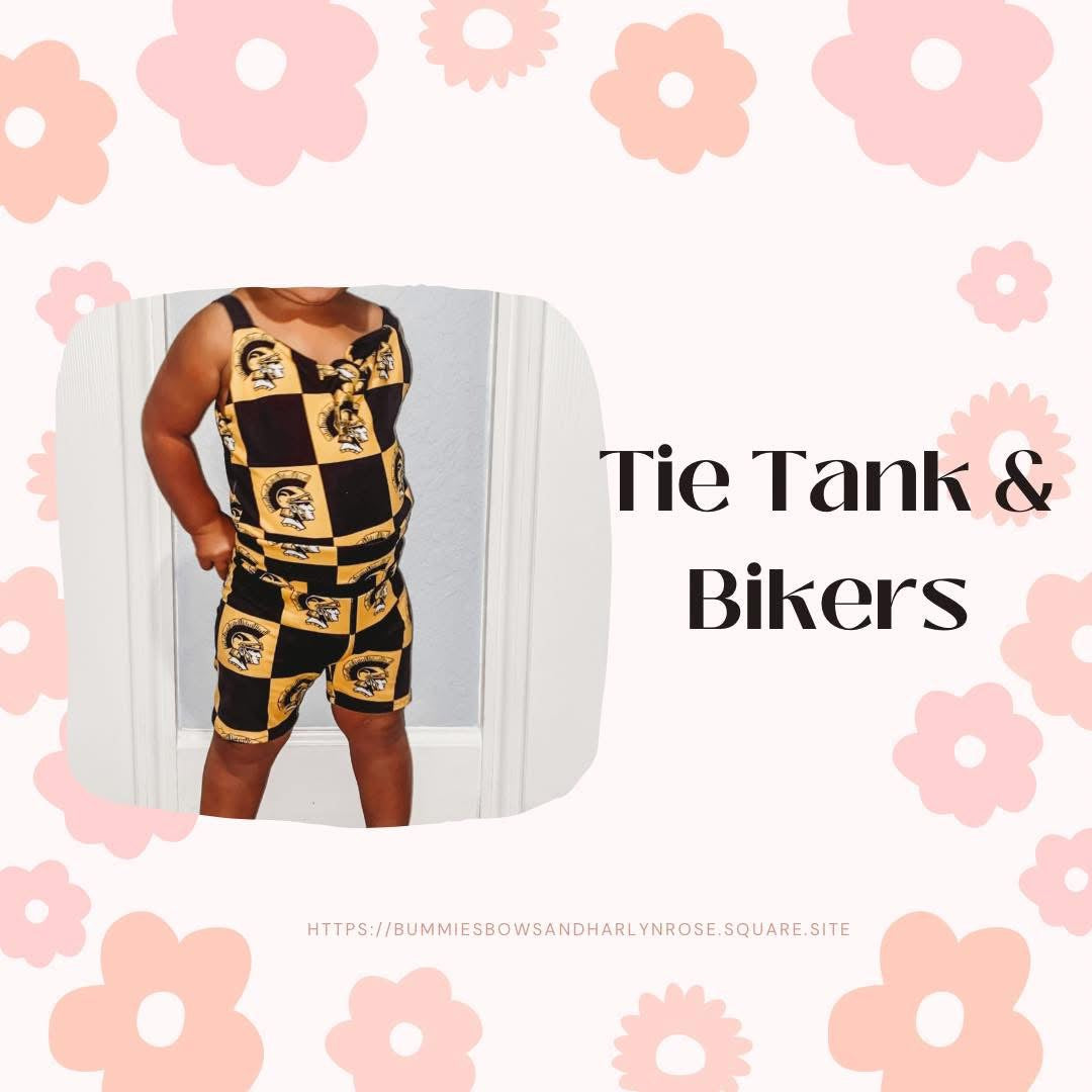 Tie Tank + Biker Set