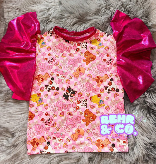 Flutter Sleeve Top