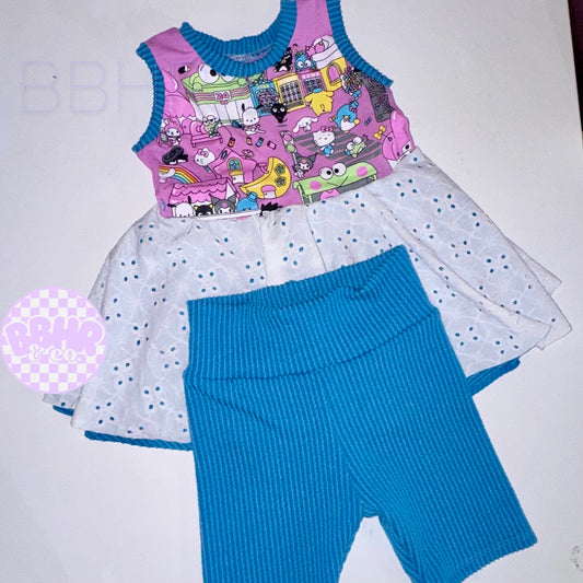 5T Peplum + Biker