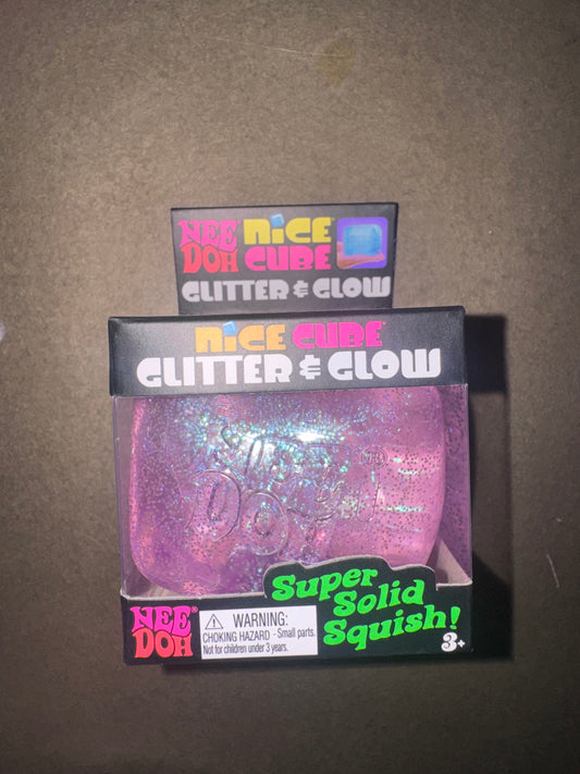 NeeDoh Glitter & Glow - Purple
