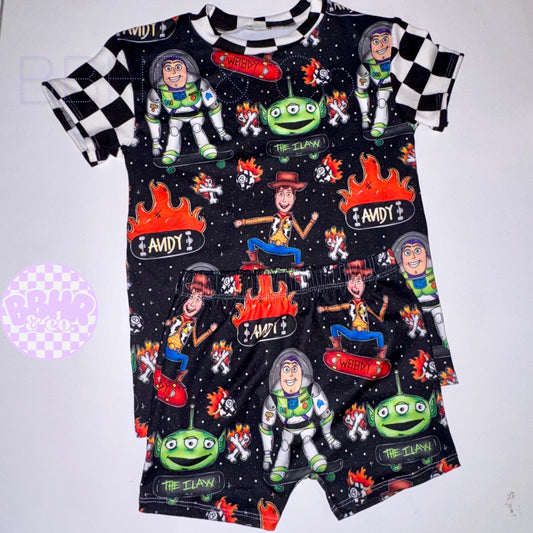 3T Lounge tee & Relax shorts