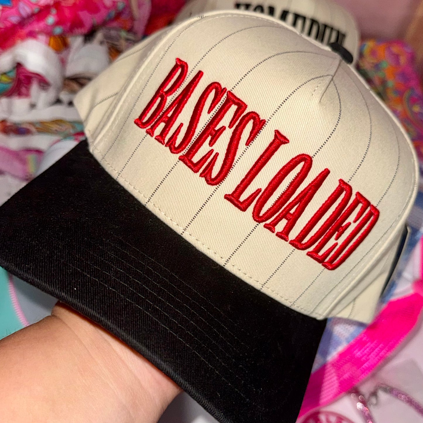 Embroidered Bases Loaded Cap
